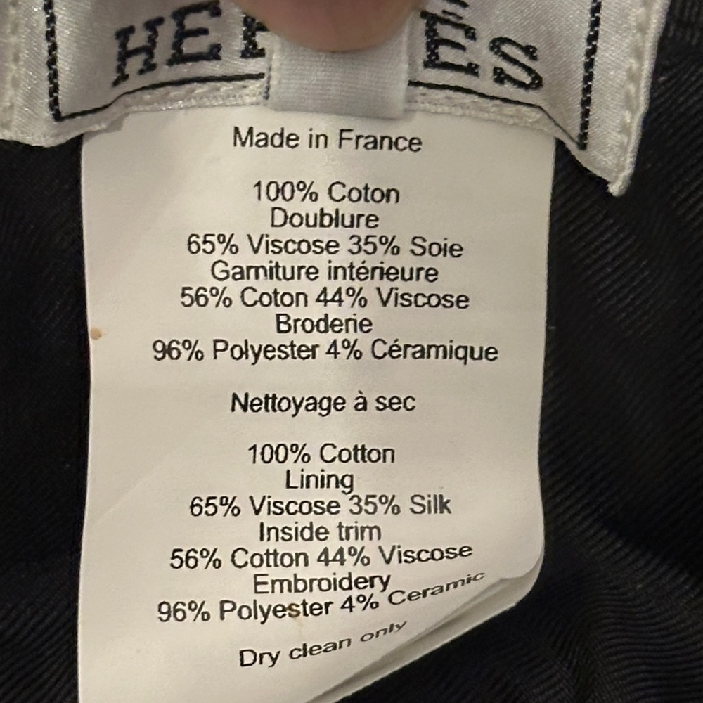 Authentic Hermes Patterned Bucket Hat - Picture 10 of 12